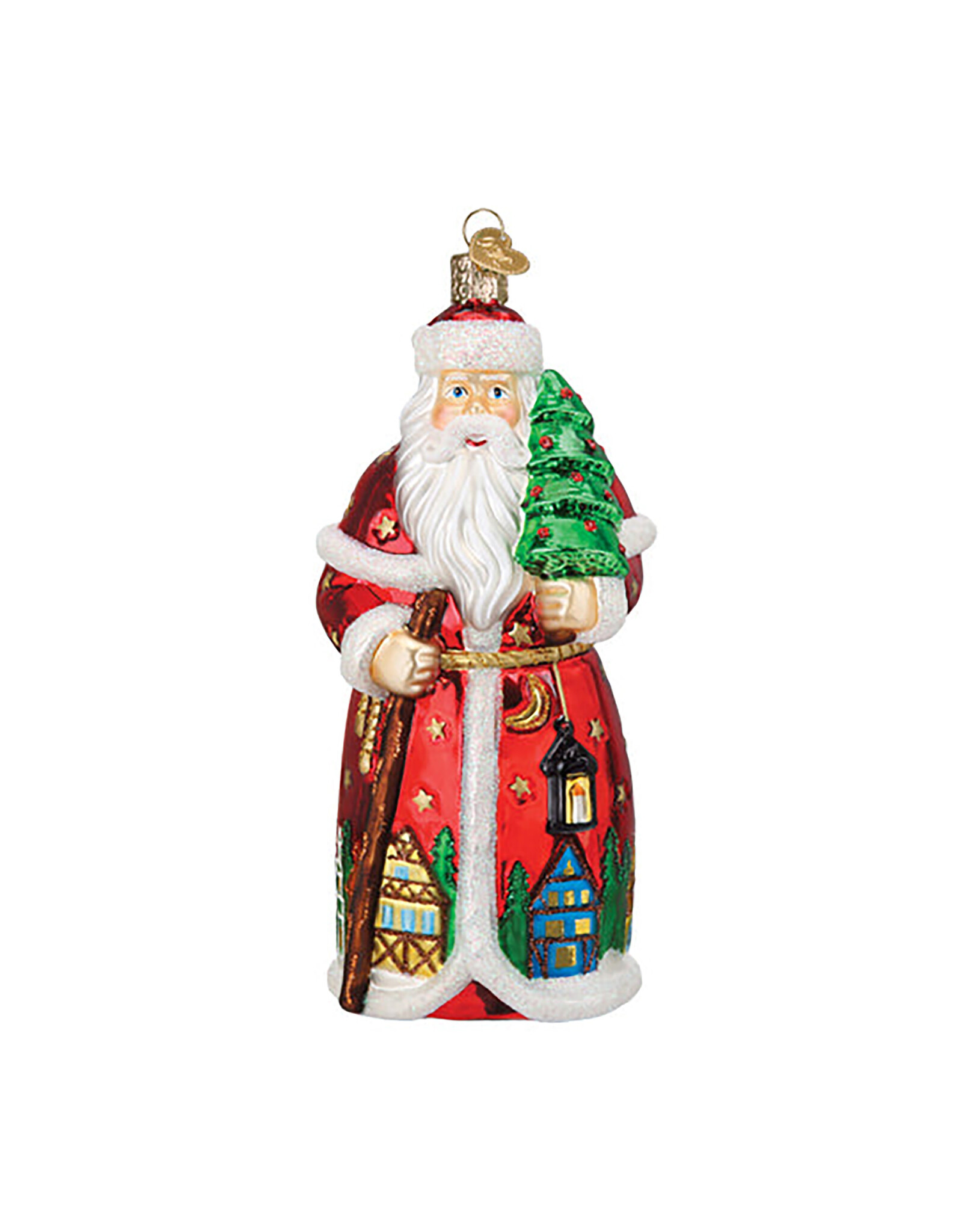 Old World Christmas German Santa Ornament