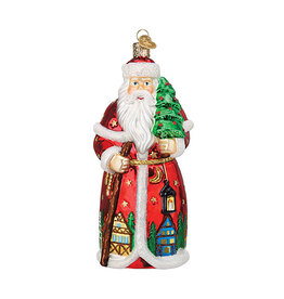 Old World Christmas German Santa Ornament
