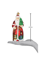 Old World Christmas German Santa Ornament