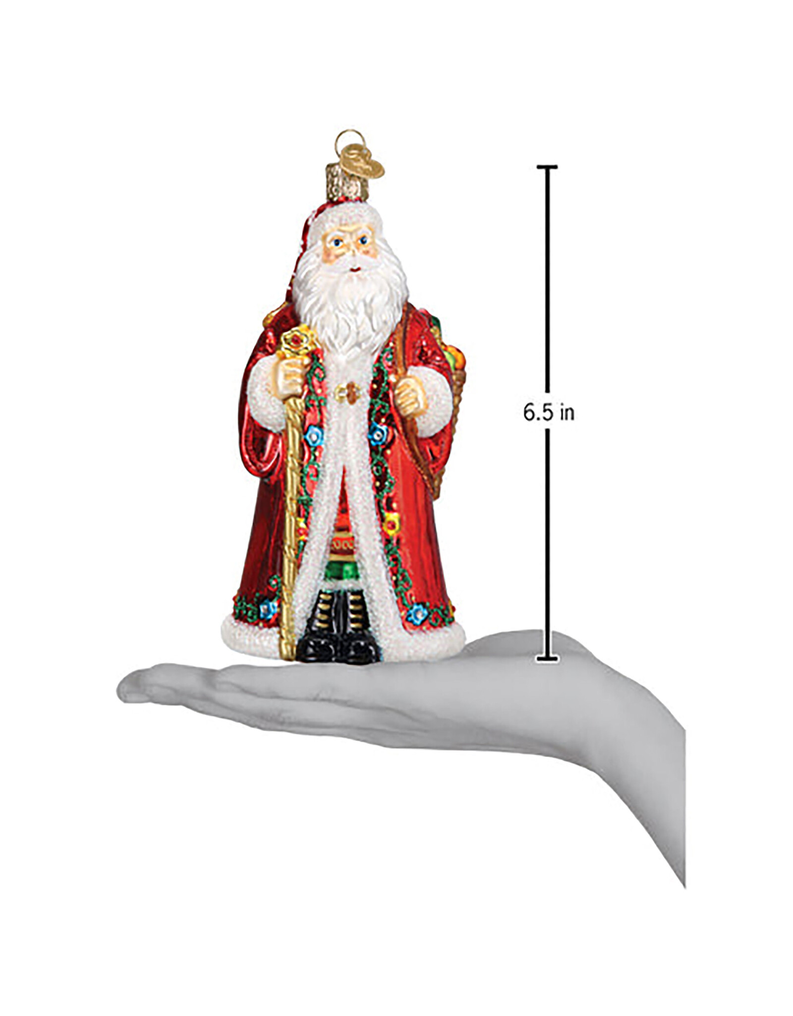 Old World Christmas Norwegian Santa Ornament