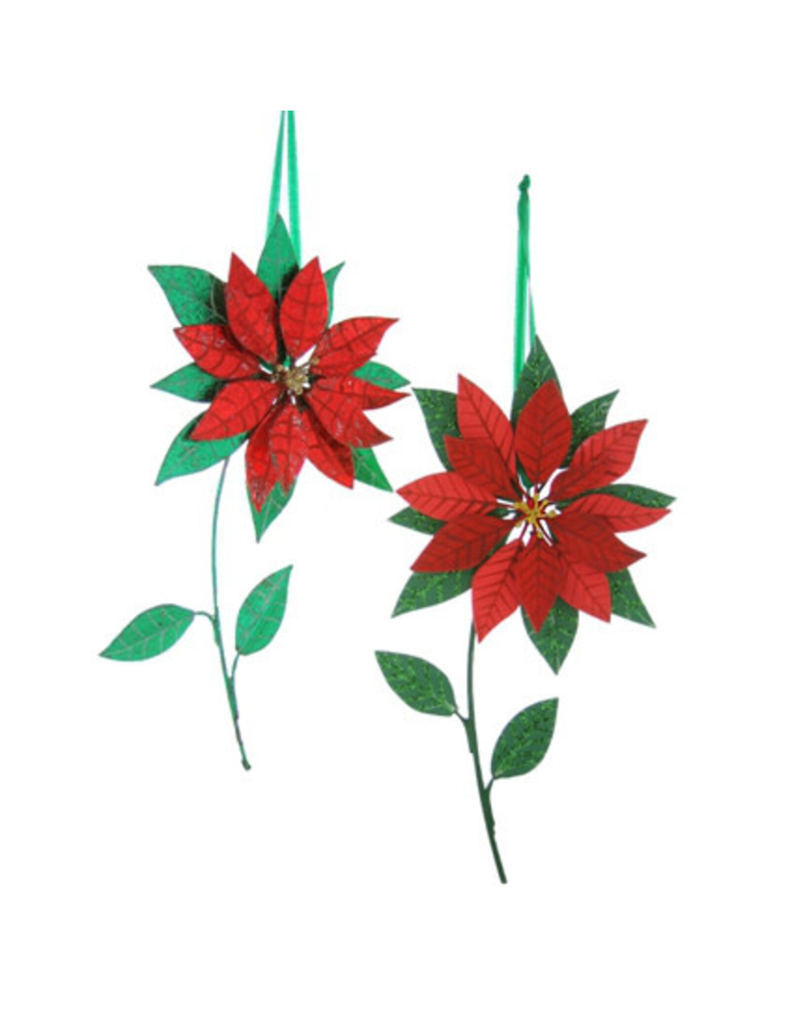 Cody Foster & Co. Heirloom Poinsettia Assorted Ornament