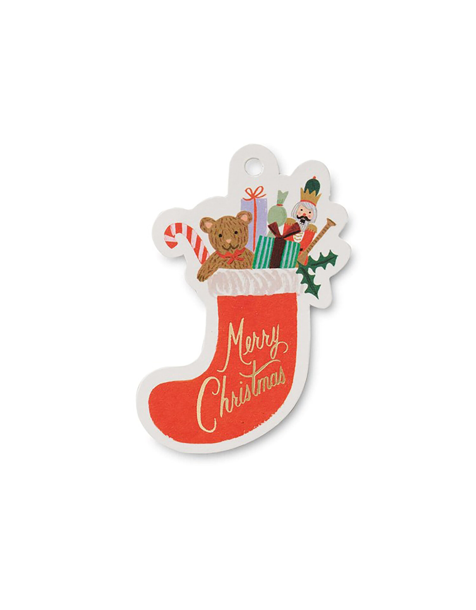 Rifle Paper Co. Nutcracker Stocking Pack of 8 Gift Tags