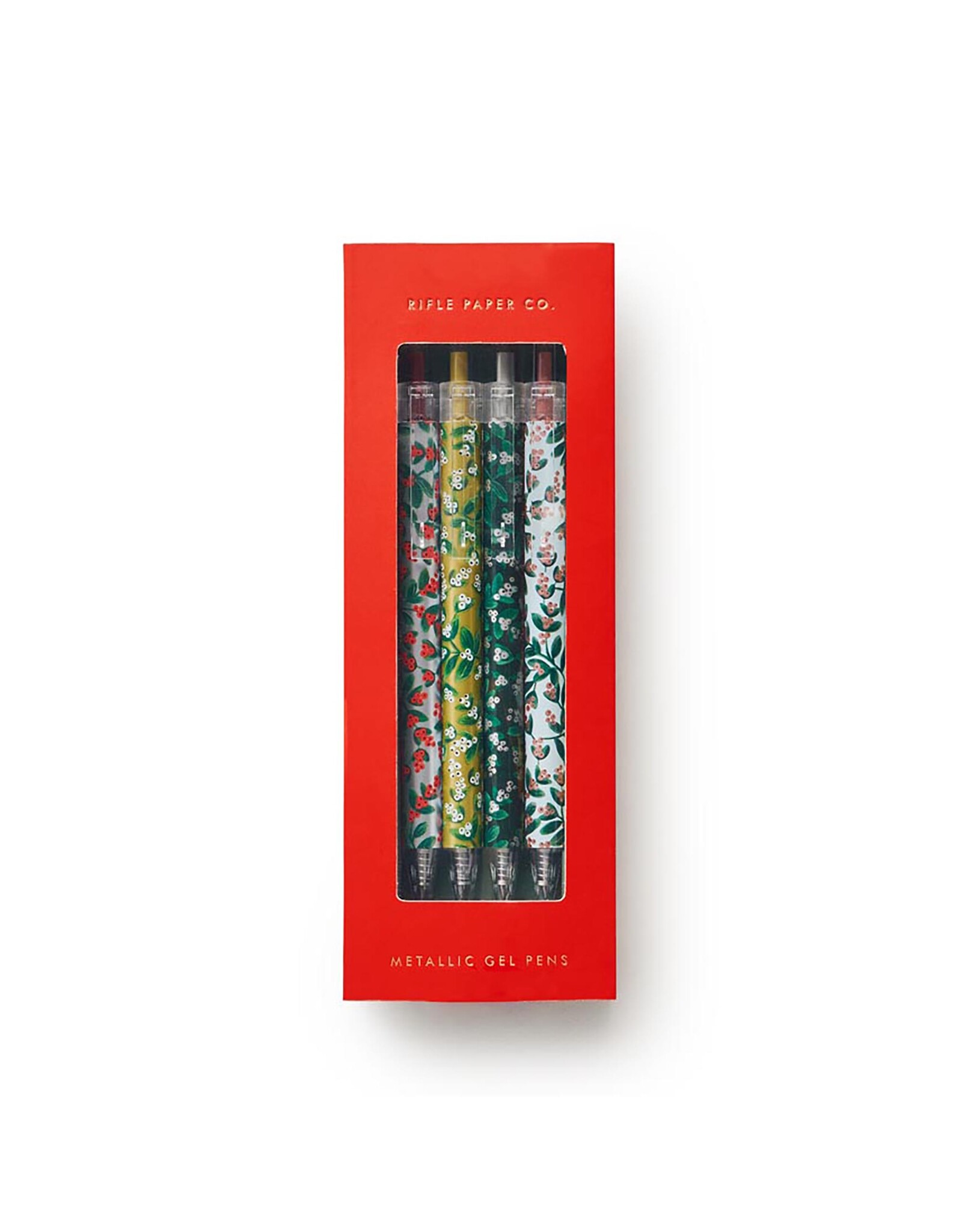 Rifle Paper Co. Mistletoe Metallic Gel Pen Set