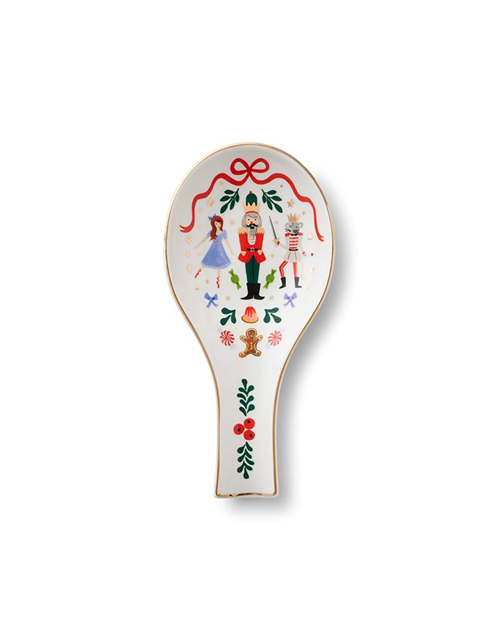 Rifle Paper Co. Nutcracker Porcelain Spoon Rest
