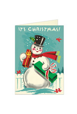 Cavallini Papers & Co. Snowman Notecard