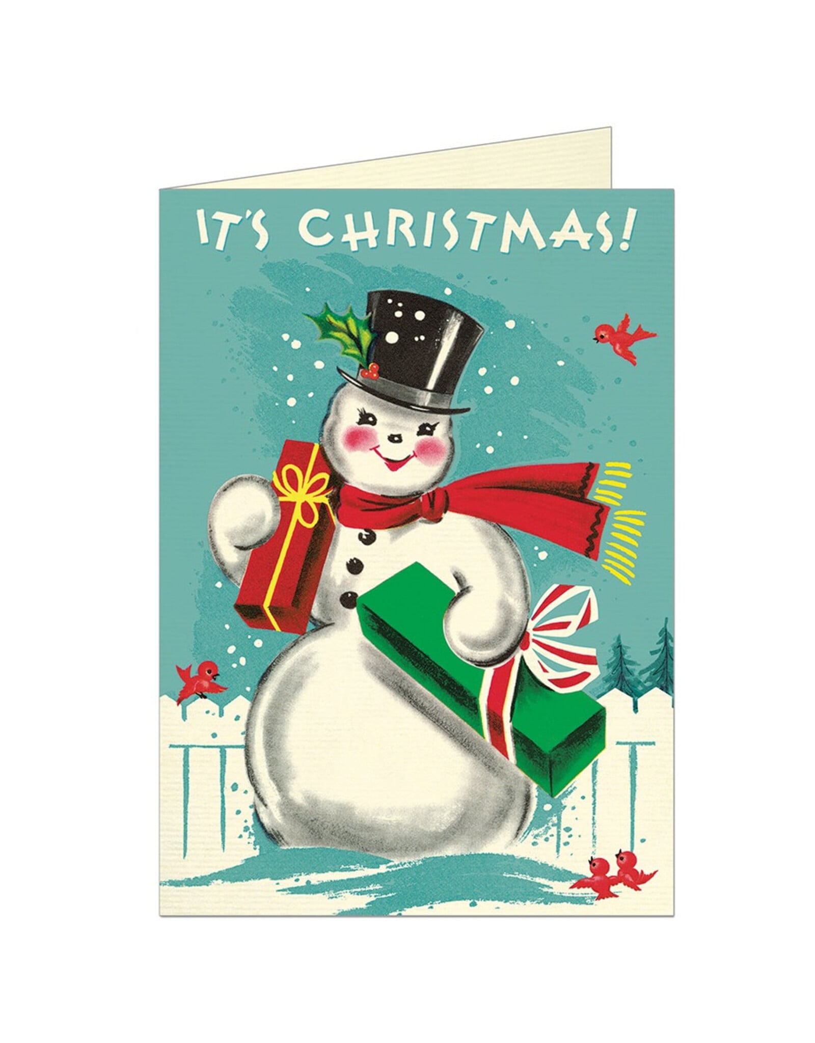 Cavallini Papers & Co. Snowman Notecard