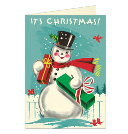 Cavallini Papers & Co. Snowman Notecard