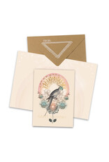 Papaya! Parakeet A7 Greeting Notecard