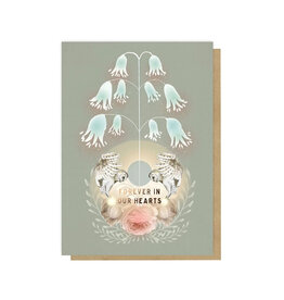 Papaya! Forever Hearts A7 Greeting Notecard