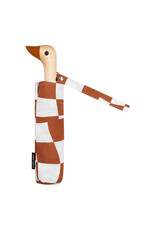 Original Duckhead Peanut Butter Checkers Compact Eco-Friendly Wind Resistant Duckhead Umbrella