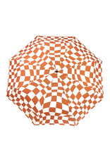 Original Duckhead Peanut Butter Checkers Compact Eco-Friendly Wind Resistant Duckhead Umbrella