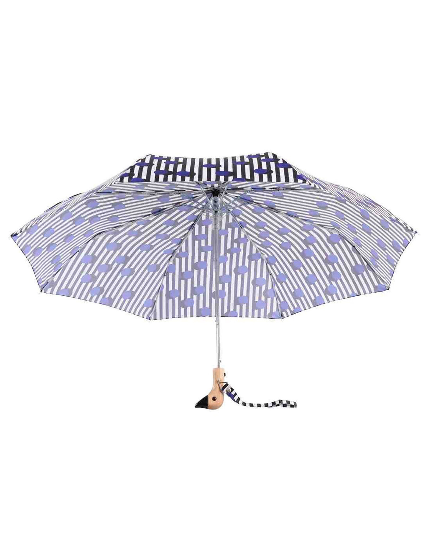 Original Duckhead Polkastripe Compact Sustainable Duckhead Umbrella