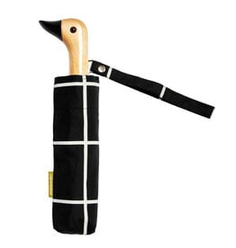 Original Duckhead Black Grid Compact Sustainable Duckhead Umbrella