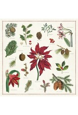 Cavallini Papers & Co. Christmas Botanica Vintage Napkins Set-4