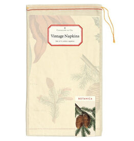 Cavallini Papers & Co. Christmas Botanica Vintage Napkins Set-4