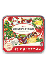 Cavallini Papers & Co. Vintage Christmas 2 Stickers LABEL/CHRVIN2