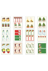 Cavallini Papers & Co. Vintage Christmas 2 Stickers LABEL/CHRVIN2