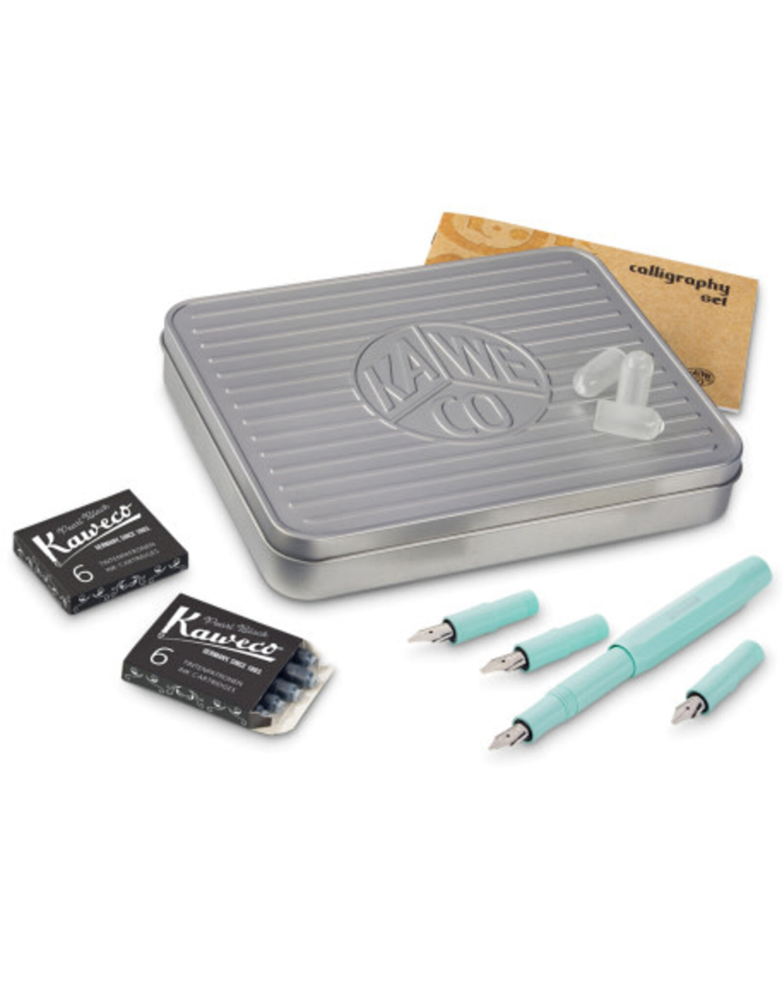Kaweco Skyline Mint Calligraphy-Set With Tin