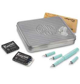 Kaweco Skyline Mint Calligraphy-Set With Tin