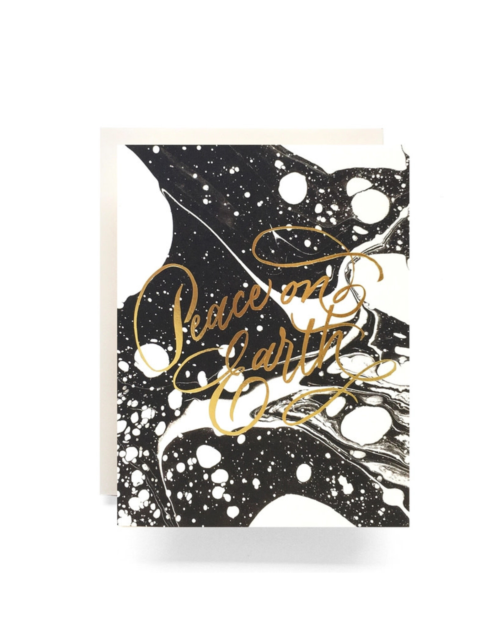 Antiquaria Marble Peace Holiday Greeting A2 Box of 6 Card