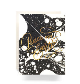Antiquaria Marble Peace Holiday Greeting A2 Box of 6 Card