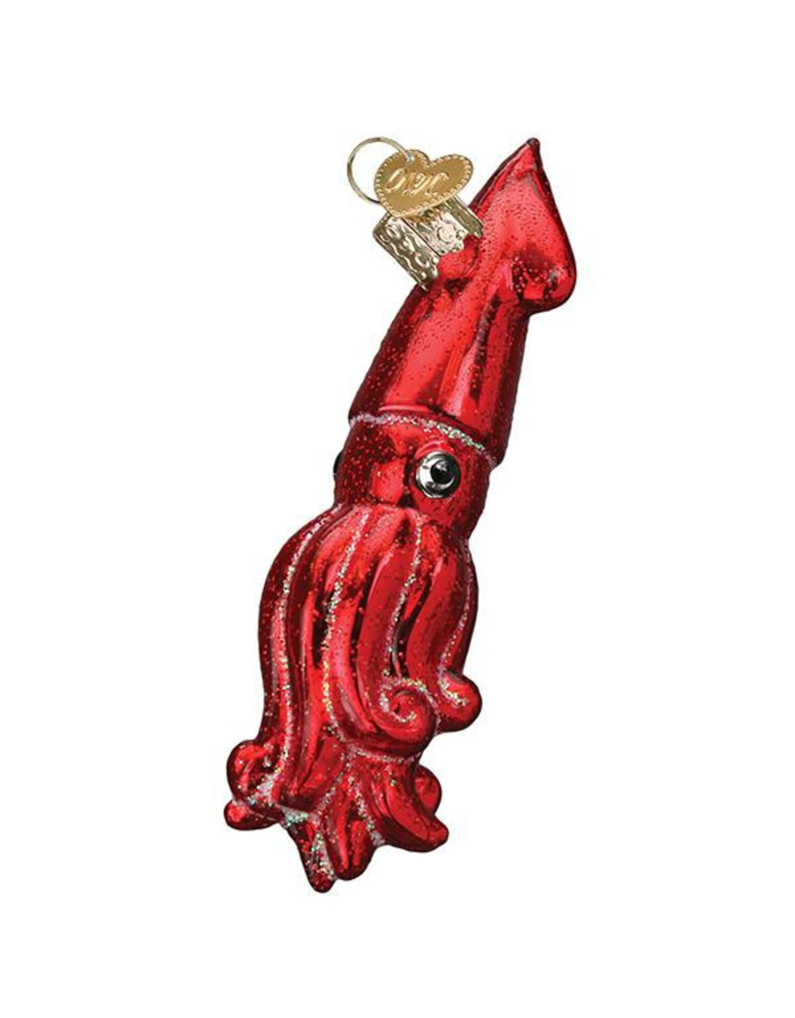 Old World Christmas Red Squid Ornament