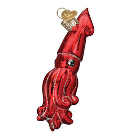 Old World Christmas Red Squid Ornament