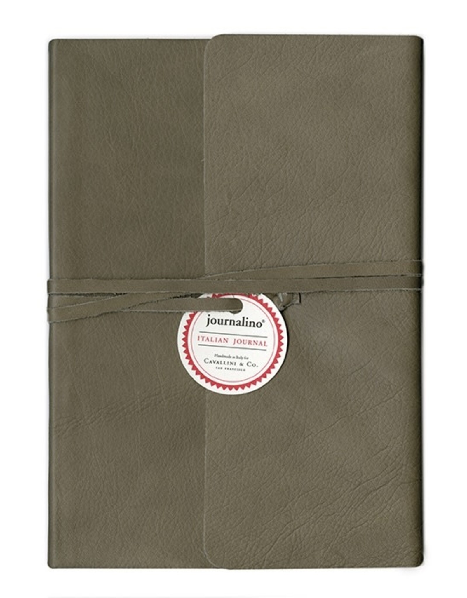 Cavallini Papers & Co. Grey Leather Journalino Slim 5 x 7