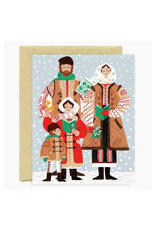 Botanica Paper Co. Carolers A2 Holiday Card