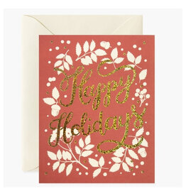 Botanica Paper Co. Happy Holidays A2 Holiday Card