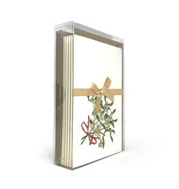 Rossi Mistletoe Christmas Notecard Box of 10