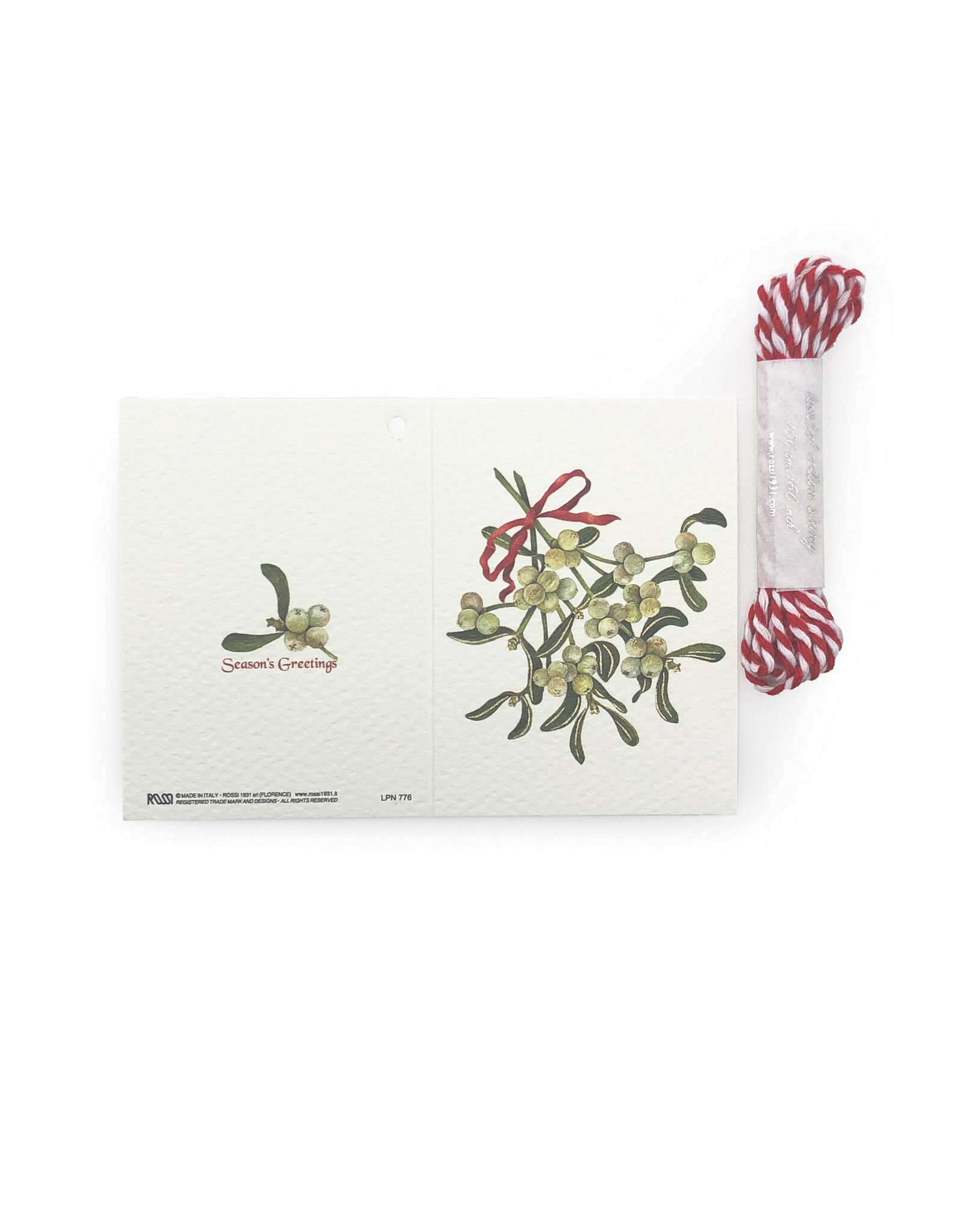 Rossi Christmas Gift Tag Mistletoe