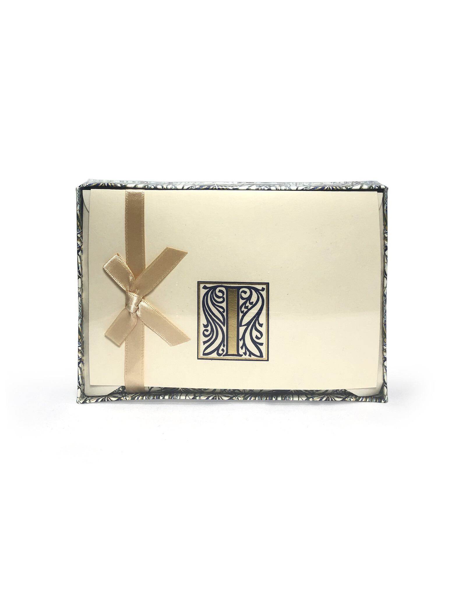 Rossi I Initial Notecards Box of 10 with Lined Envelopes