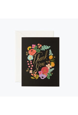 Rifle Paper Co. Garden Party Wreath Thank You A2 Boxed Set of 8 Cards