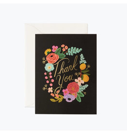 Rifle Paper Co. Garden Party Wreath Thank You A2 Boxed Set of 8 Cards