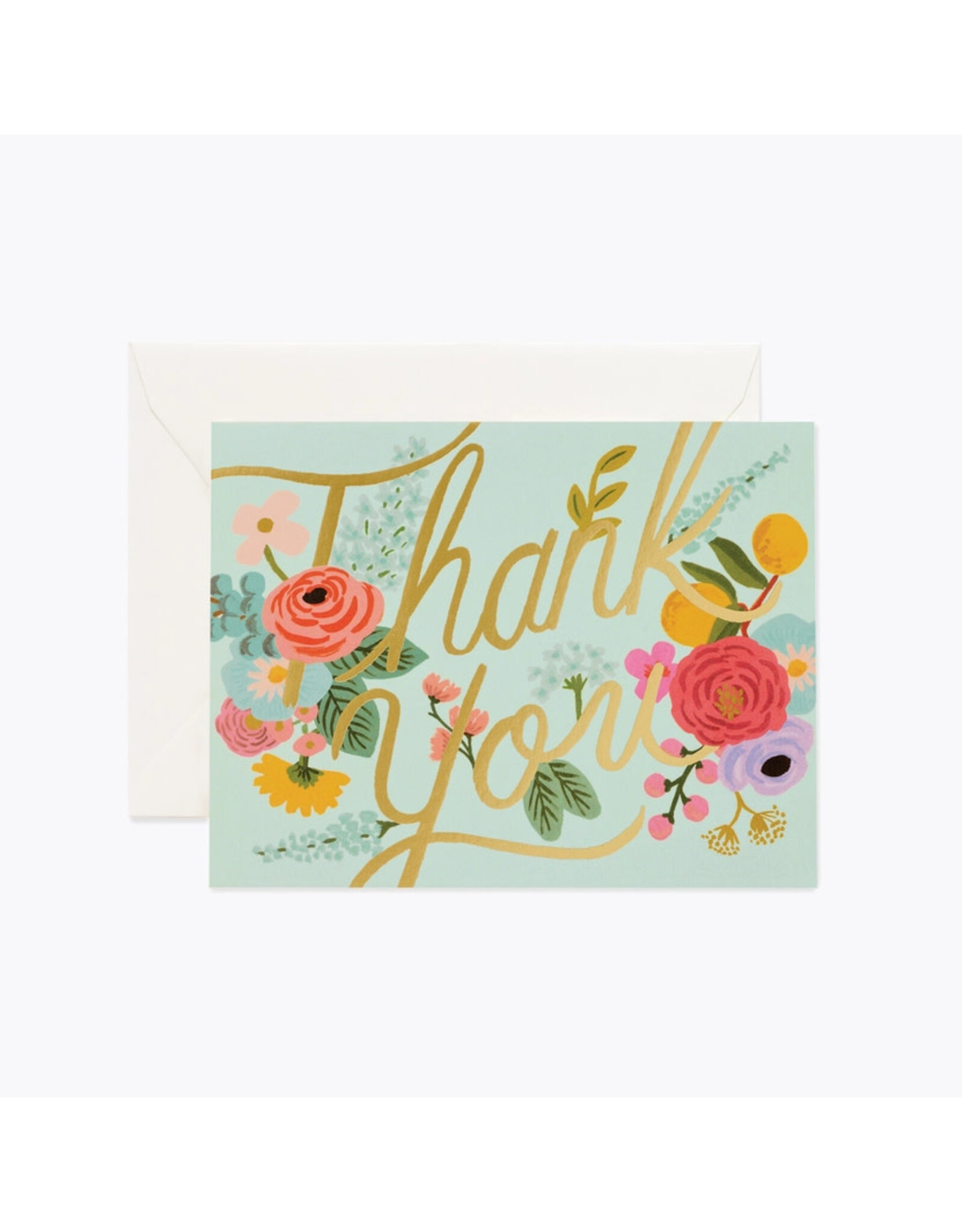 Rifle Paper Co. Mint Garden Thank You A2 Boxed Set of 8 Cards