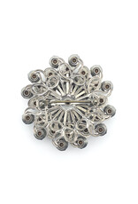 Medium Rhinestone Snowflake Brooch 21732