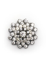 Medium Rhinestone Snowflake Brooch 21732