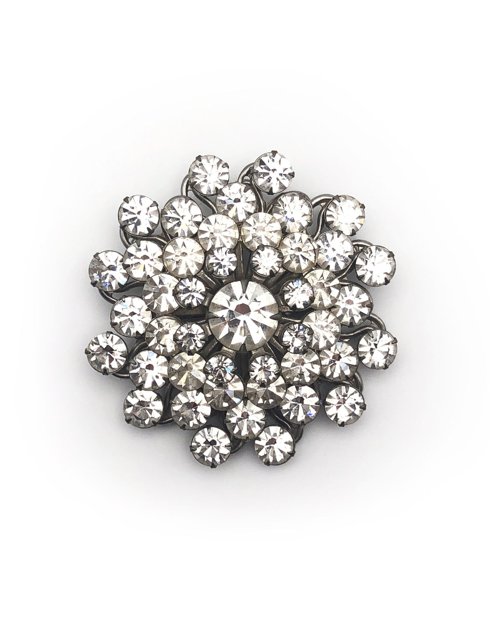 Medium Rhinestone Snowflake Brooch 21732