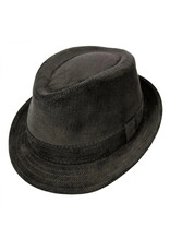 Jaxon Hats, Inc. Lg Corduroy C-Crown Trilby Fedora Hat