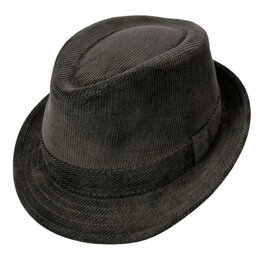 Jaxon Hats, Inc. Lg Corduroy C-Crown Trilby Fedora Hat