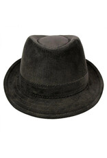 Jaxon Hats, Inc. Lg Corduroy C-Crown Trilby Fedora Hat