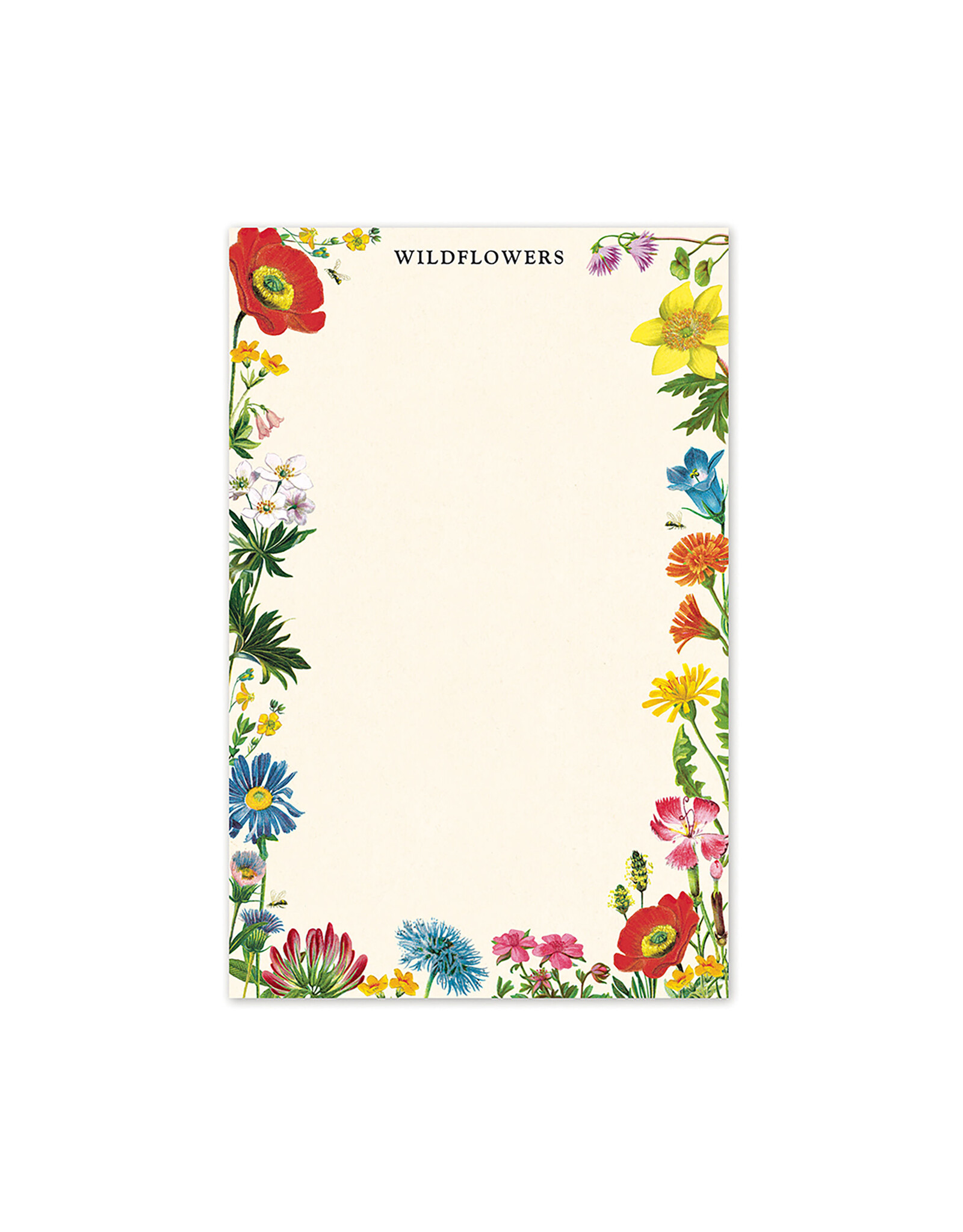 Cavallini Papers & Co. Wildflowers Notepad