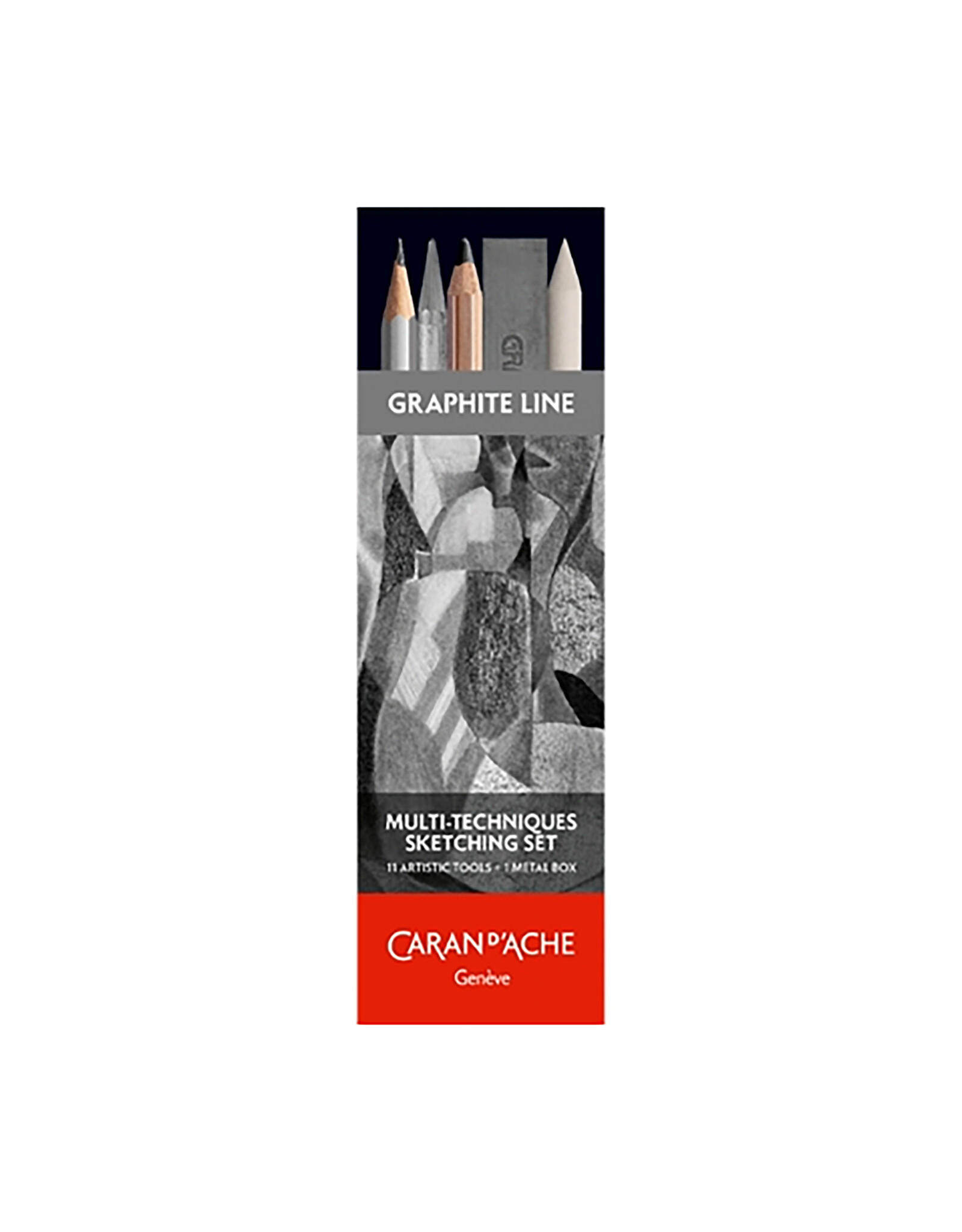 Caran d'Ache Sketching Set 11 Tools Graphite Line