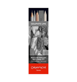 Caran d'Ache Sketching Set 11 Tools Graphite Line