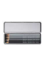 Caran d'Ache Grafwood Box of 6 Graphite Pencils (6 Hardness Degrees) Graphite Line