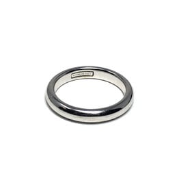 Milor Hollow 14K White Gold Band