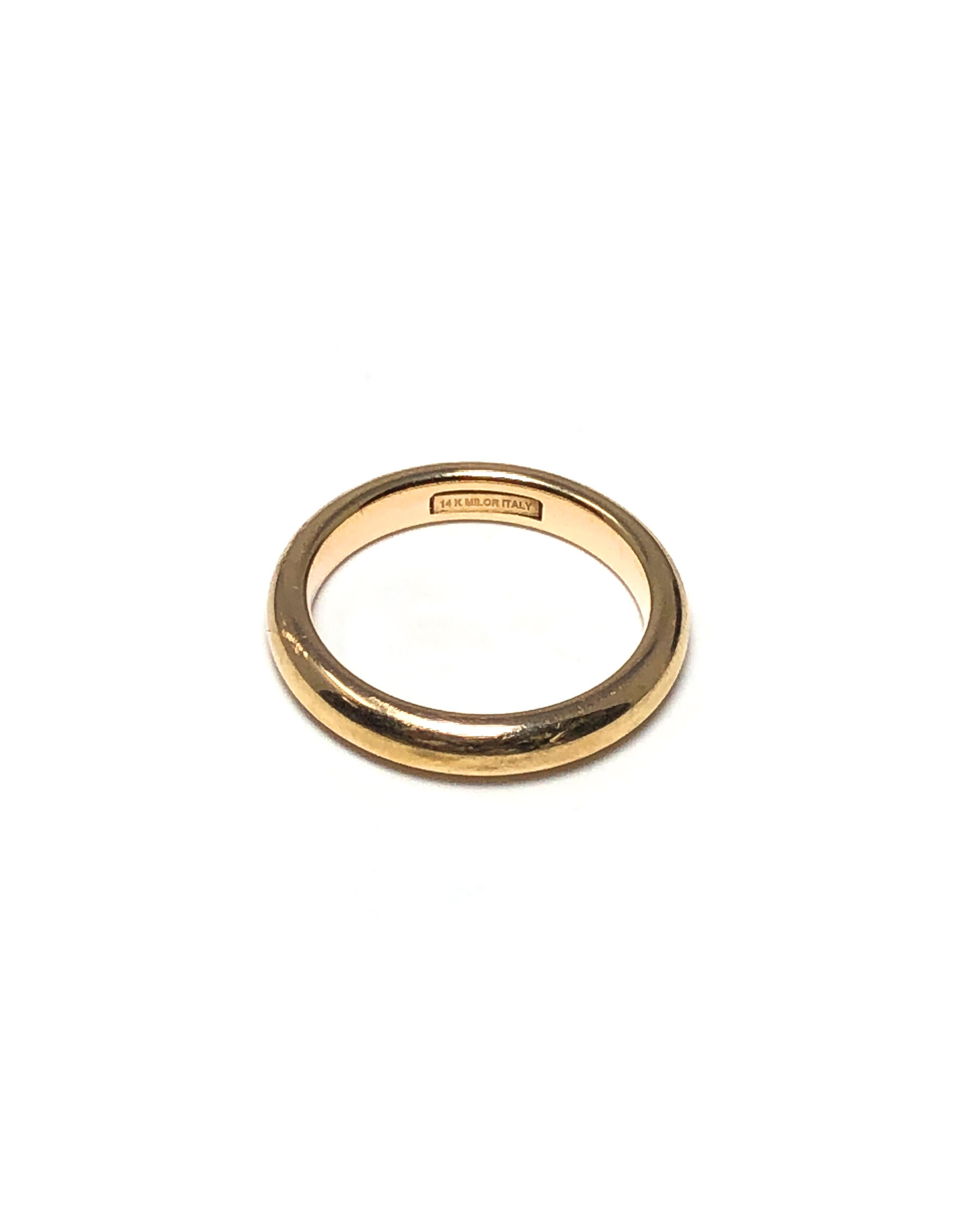 Milor Hollow 14K Rose Gold Band