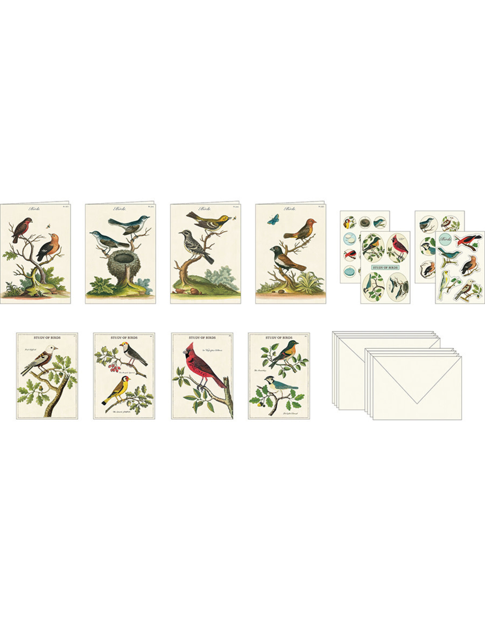 Cavallini Papers & Co. Birds Stationery Set