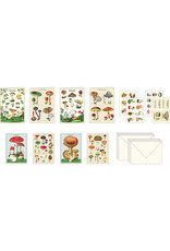Cavallini Papers & Co. Mushrooms Stationery Set